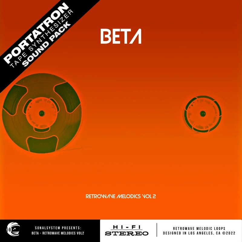 Robotic Bean Portatron Preset Pack: Beta - Retrowave Melodics Vol.2 interface