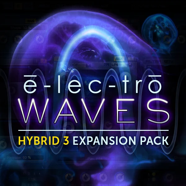 AIR Music Technology Hybrid 3 Expansion: E-lec-tro Waves interface