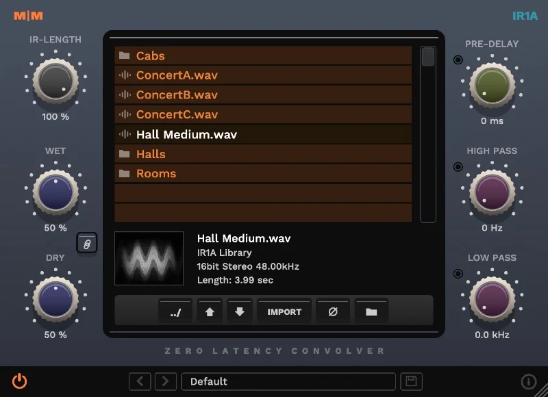 Mellowmuse IR1A interface
