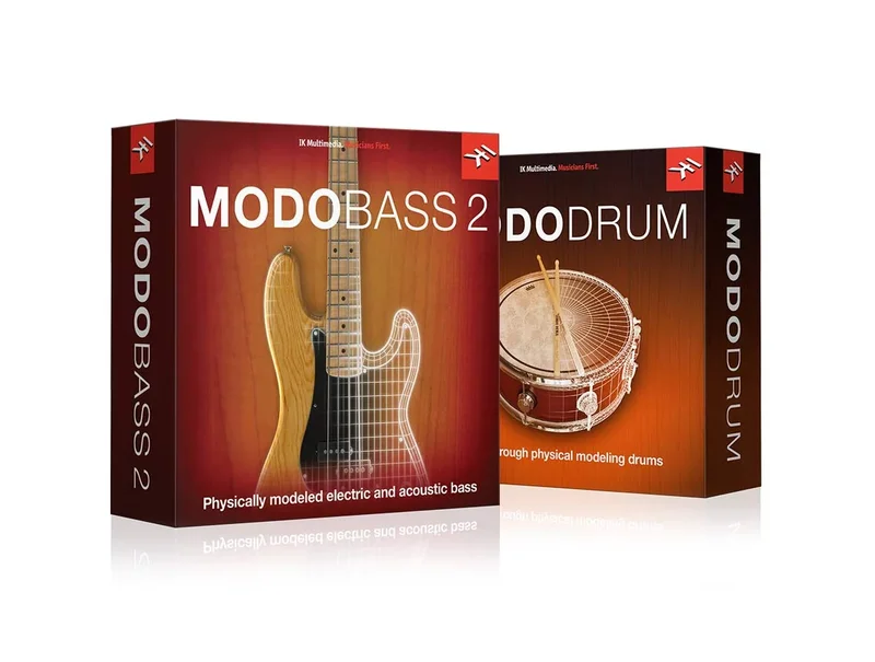 IK Multimedia MODO Bass 2 + MODO Drum 1.5 Bundle Crossgrade interface