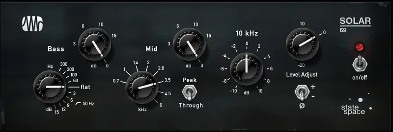 Presonus Solar 69 EQ interface