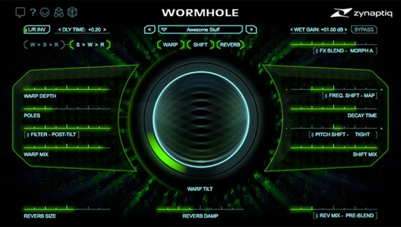 Zynaptiq Wormhole [Education] interface