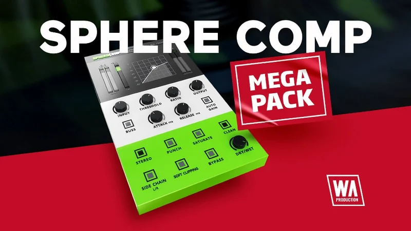 W. A. Production SphereComp Mega Pack interface