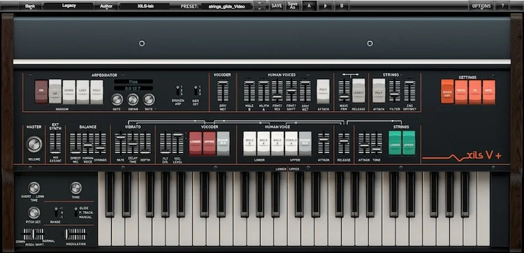 XILS Lab V+ interface