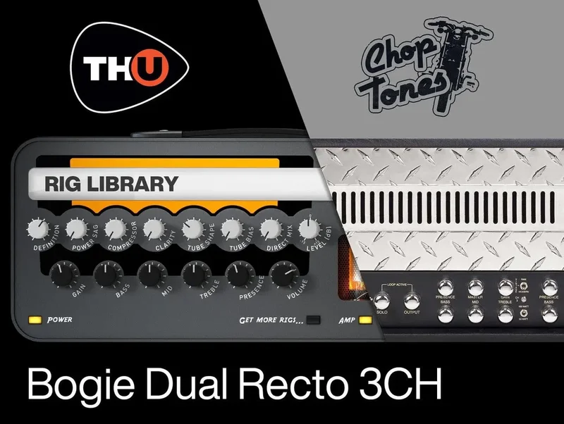 Overloud TH-U Choptones Bogie Dual Recto 3CH interface