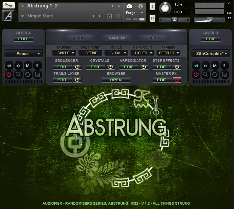 Audiofier Abstrung interface