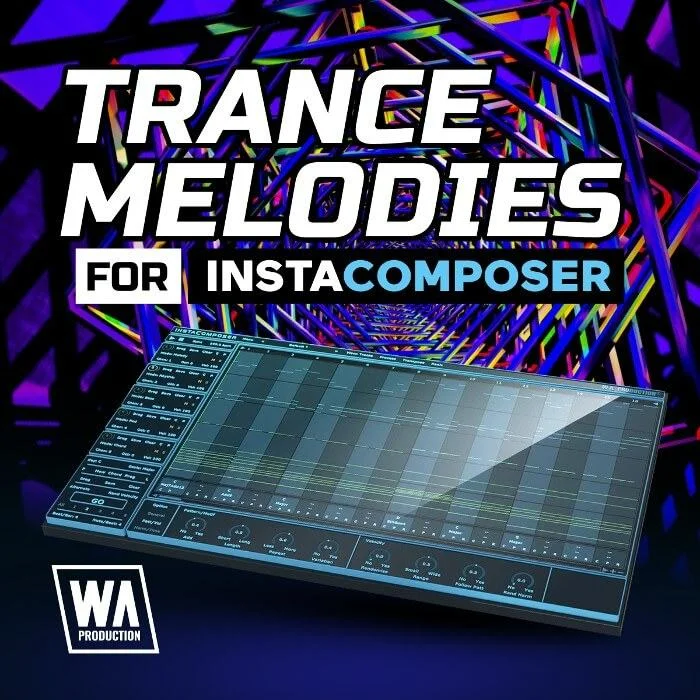 W. A. Production Trance Melodies for InstaComposer interface