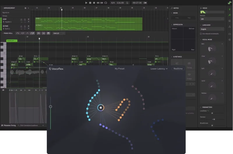 Dreamtonics Dreamtonics Vocal Creation Bundle interface