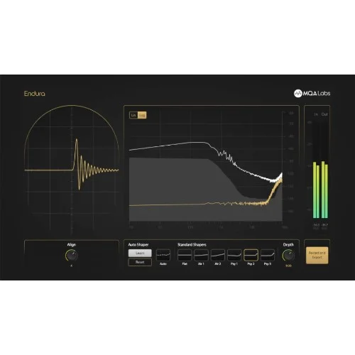 MQA Labs Endura interface
