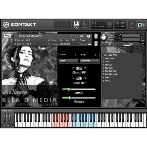 Bela D Media Diva Revamp interface