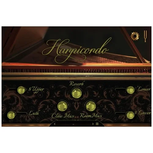 Acousticsamples Harpicordo interface