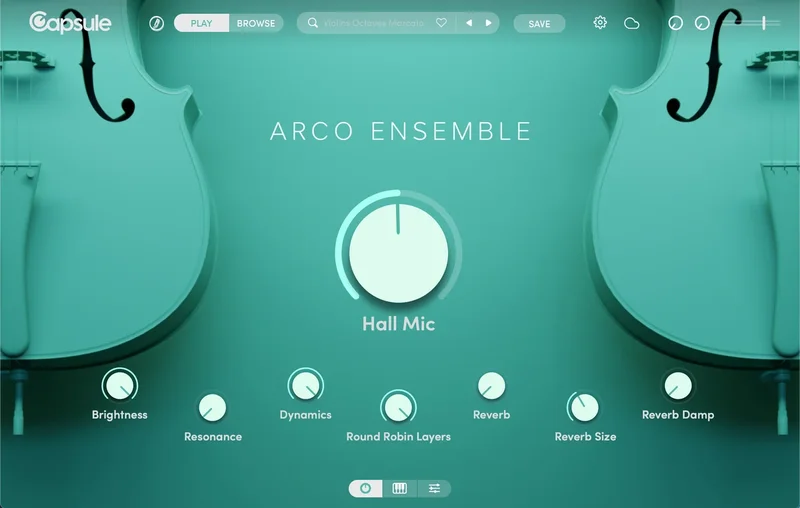 Capsule Audio Arco Ensemble interface