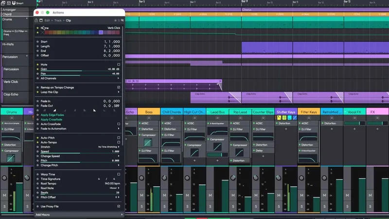 Tracktion Waveform Pro 14 interface