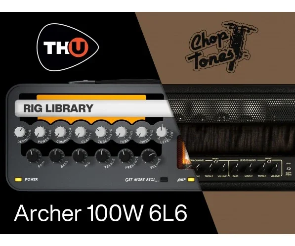 Overloud Archer 100W 6L6 - Rig Library for TH-U interface
