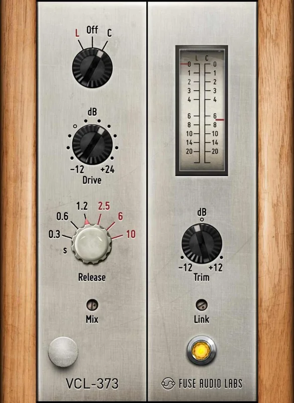 Fuse Audio Labs VCL-373 Vintage Compressor/Limiter interface
