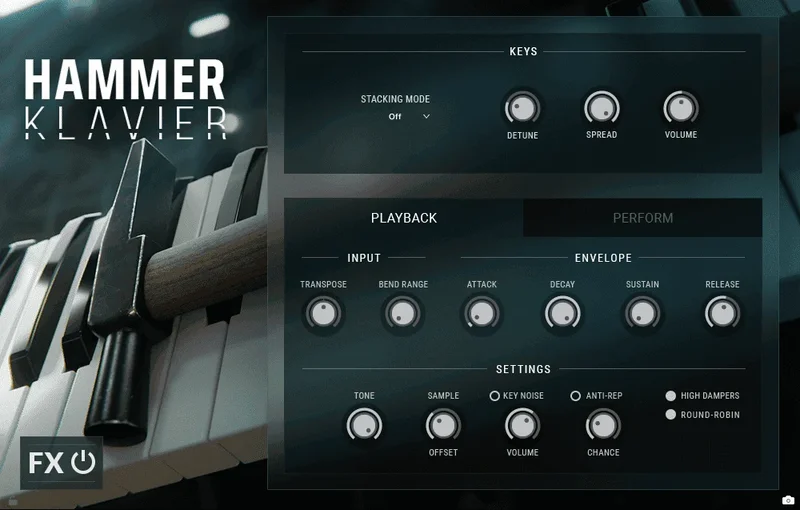 Impact Soundworks Hammer Klavier interface