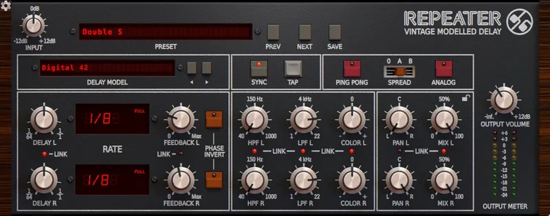 Slate Digital Repeater Delay interface