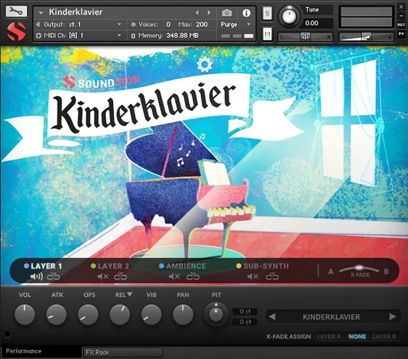 Soundiron Kinderklavier 3.0 interface