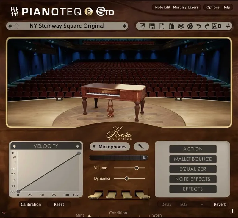 Pianoteq Karsten Collection interface