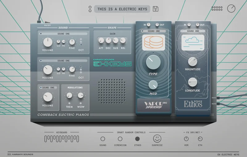 Karanyi Sounds Electric Keys interface