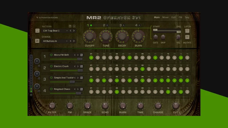 MR2 Operator 871 interface