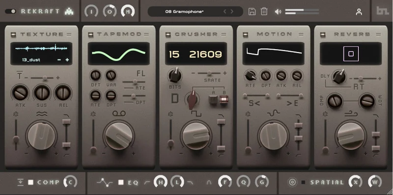 BeatSkillz Rekraft interface