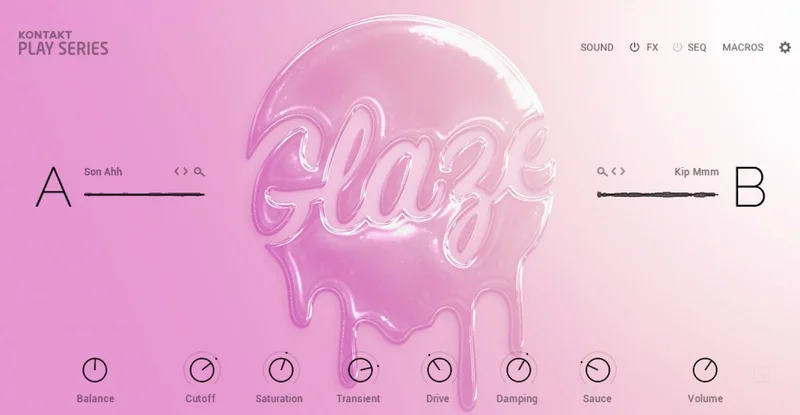 Native Instruments GLAZE interface