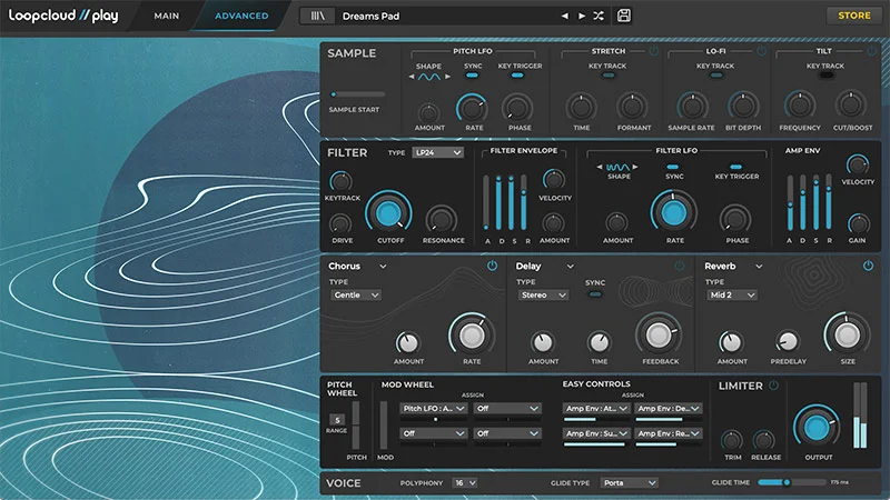 Loopcloud Loopcloud PLAY interface