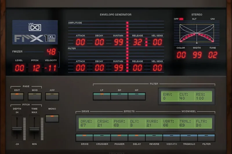 UVI FM Suite interface