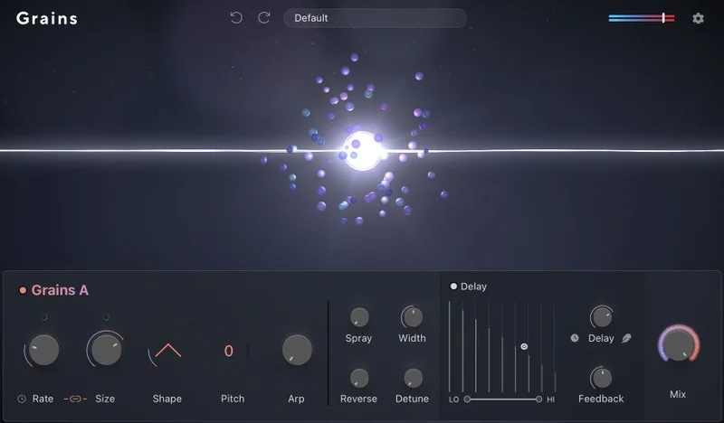 Lunacy Grains interface