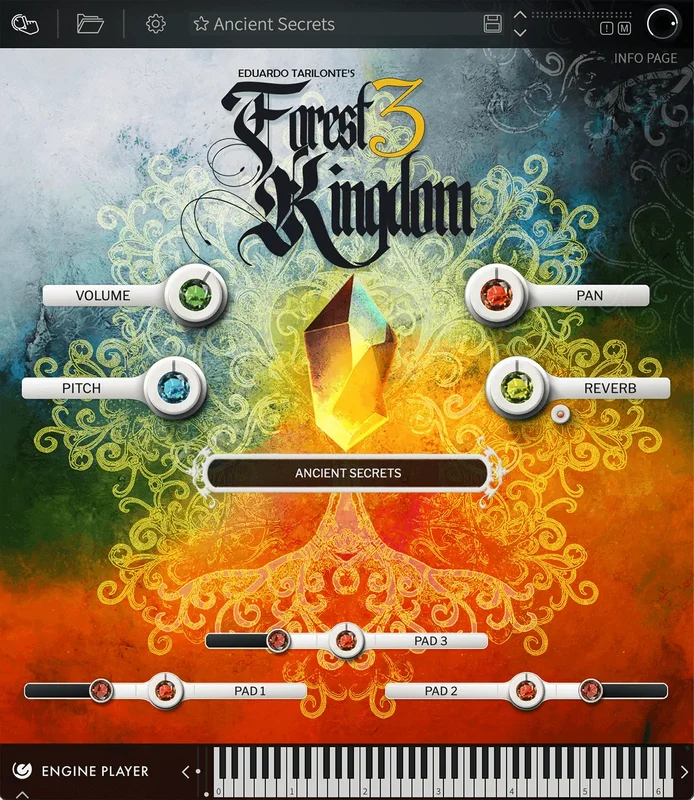 Engine Audio Forest Kingdom 3 interface