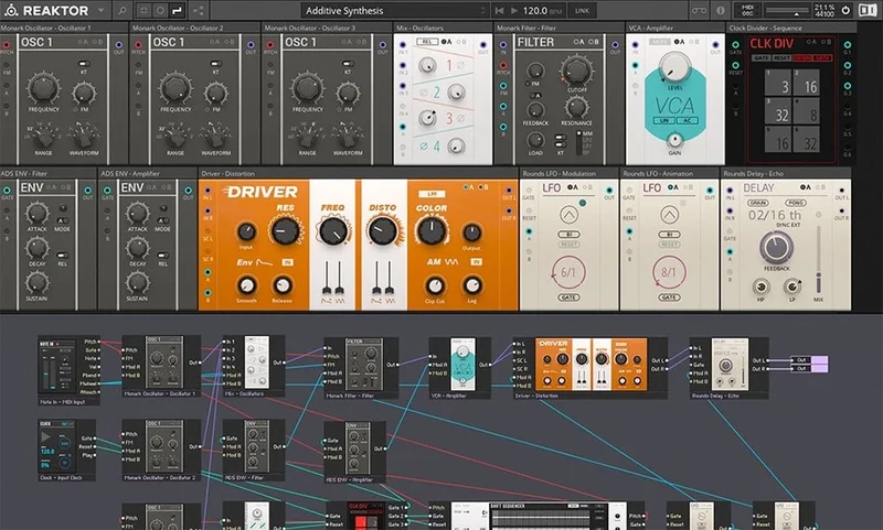 Native Instruments Reaktor 6 - Update from Previous Version interface
