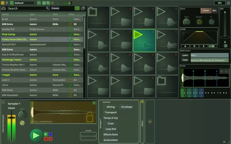 Stagecraft Armory interface