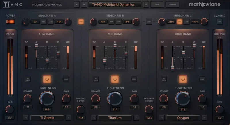 Mathew Lane TiAMO interface