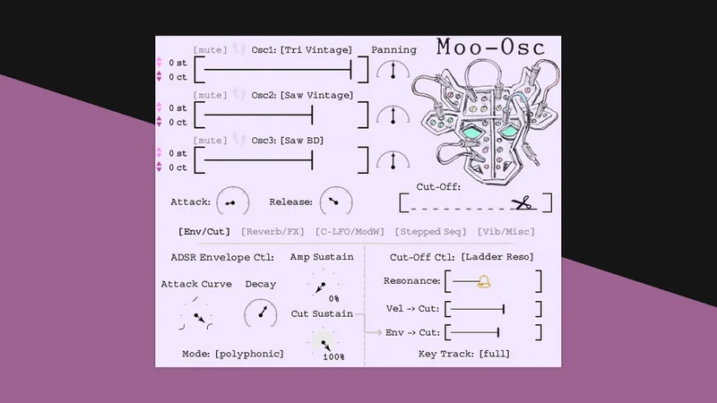Moo-Osc interface