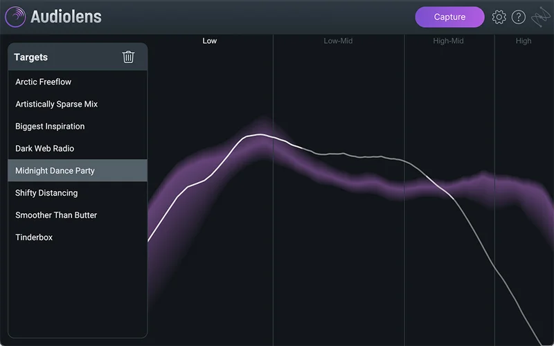 iZotope Audiolens interface