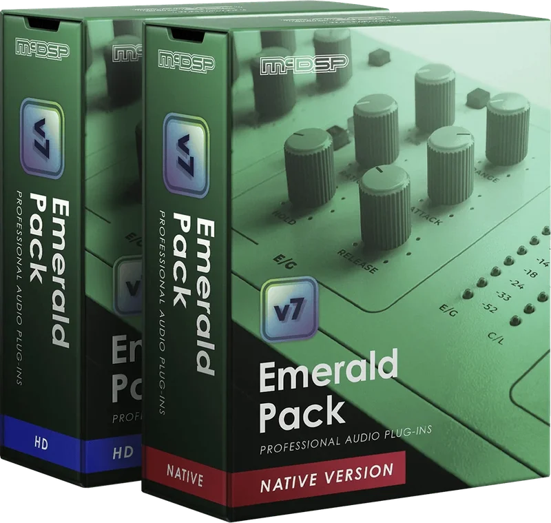 McDSP Emerald Pack Upgrades interface