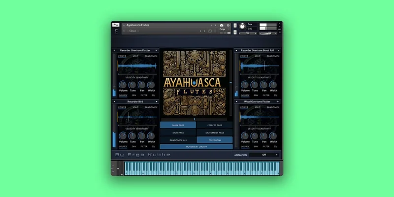 Loot Audio Ayahuasca Flutes interface