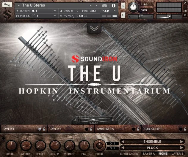 Soundiron Hopkin Instrumentarium: The U interface