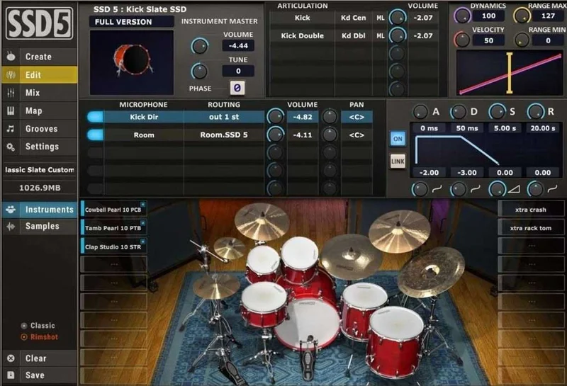 Steven Slate Drums Steven Slate Drums 5 interface