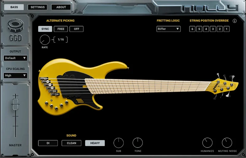 GGD The Nolly Bass Library interface