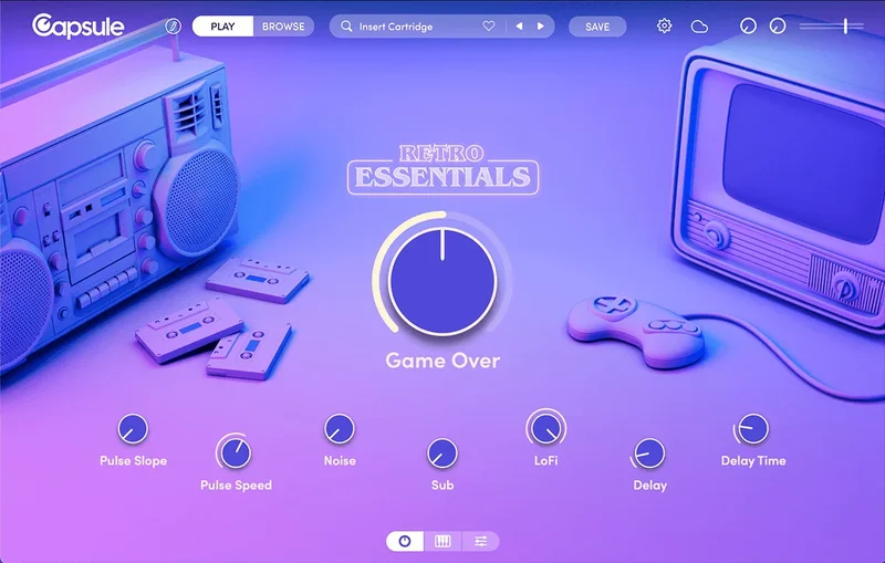 Capsule Retro Essentials interface