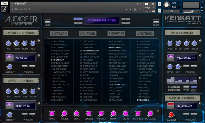 Audiofier Venkatt interface