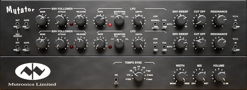 Softube Mutronics Mutator interface
