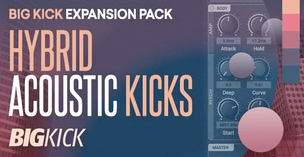 Plugin Boutique BigKick Expansion - Hybrid Acoustic Kicks interface