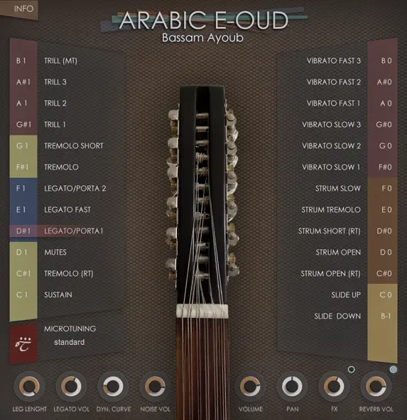 Best Service Arabic E-Oud interface