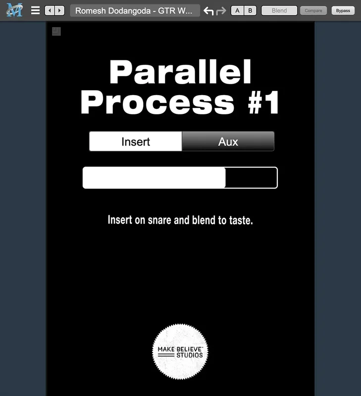Metric Halo x Make Believe Studios Parallel Process #1 interface