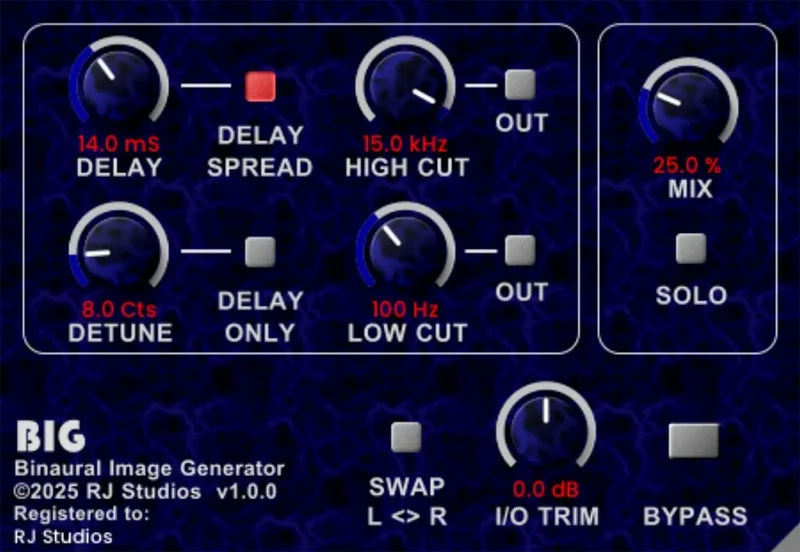 Raising Jake Studios BIG interface