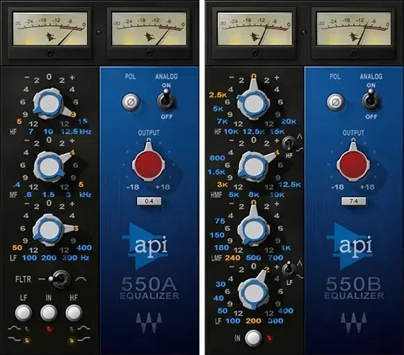 Waves API 550A + 550B interface