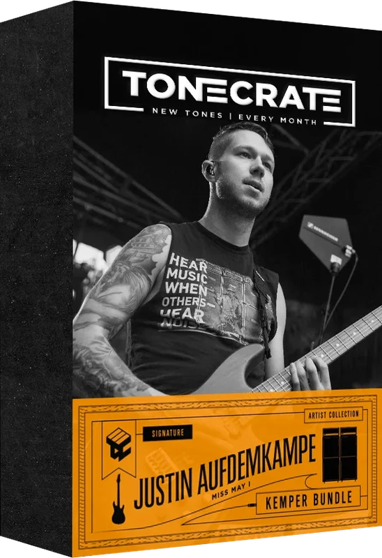 ToneCrate Justin Aufdemkampe Miss May I Signature Kemper Bundle interface